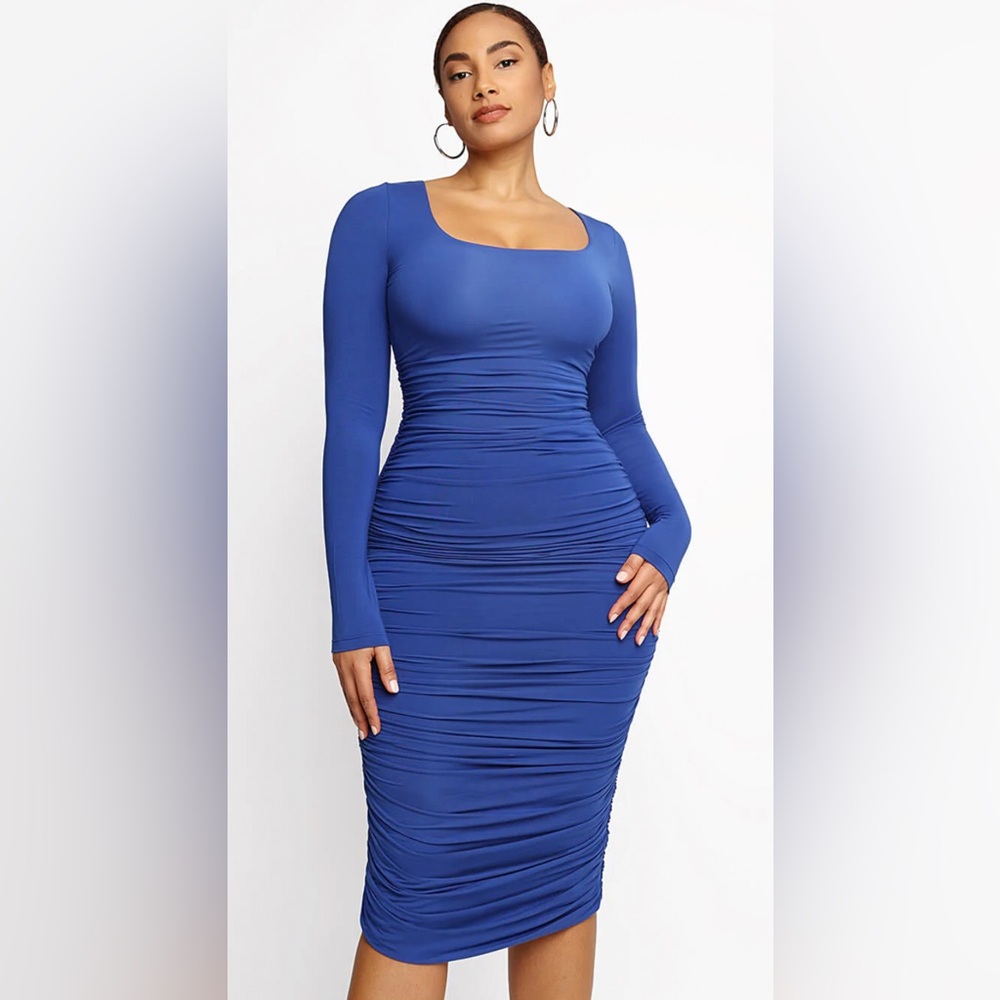SHAPELLX Fit Everybody Smooth Ruched Shaping Dress